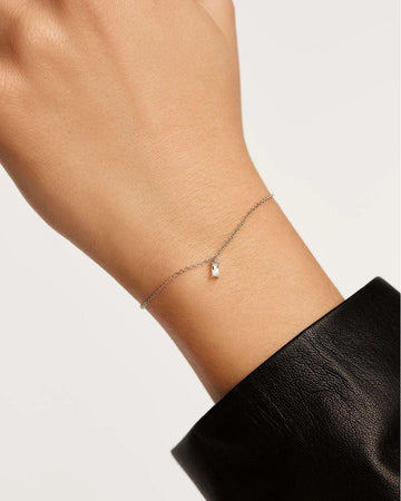 Βραχιόλι Asana Ασήμι 925 Επιπλατινωμένο PDPAOLA PU02-067-U - themelidisjewels